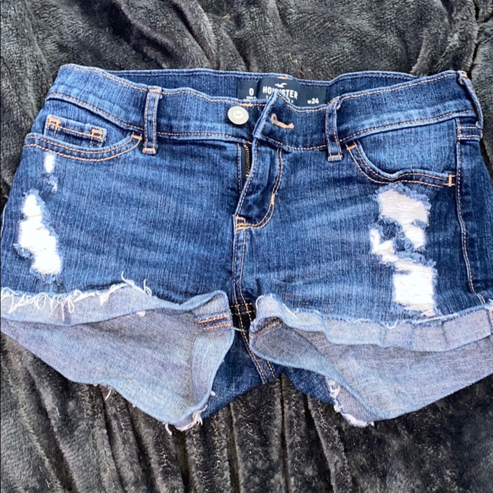 hollister jean shorts